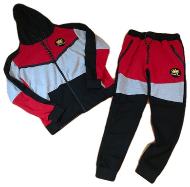 Dreaming Kings 3 Tone “Fire Red” Sweatsuit