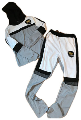 Dreaming Queens 3 Tone “Cool Gray” Sweatsuit